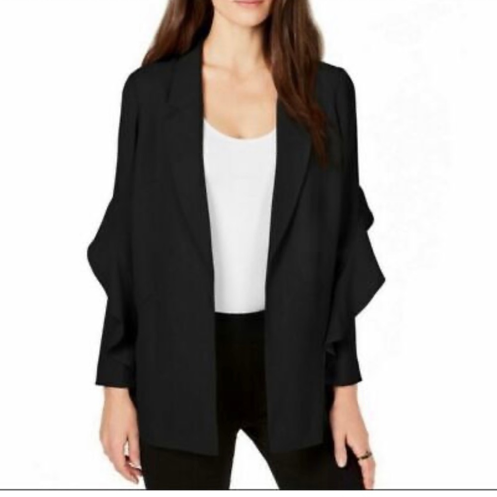 Alfani Flounce Sleeve Blazer